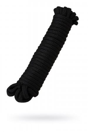 Веревка для бондажа штучки-дрючки черная 100 см