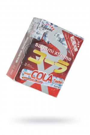 Презервативы sagami xtreme cola латексные с ароматом колы