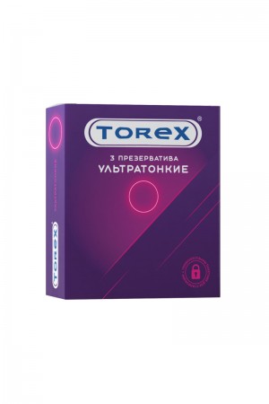 Презервативы ультратонкие torex №3