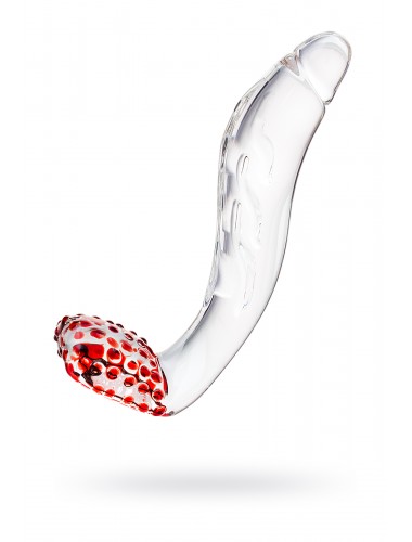 Нереалистичный фаллоимитатор sexus glass стекло прозрачный 17,5 см