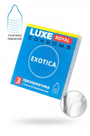 Презервативы luxe royal экзотик 3 шт