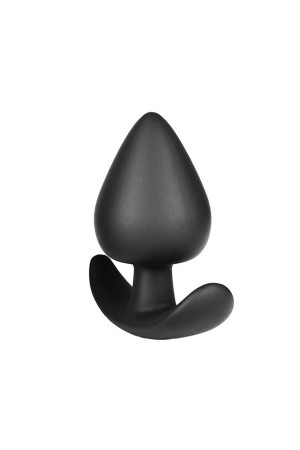 Анальная пробка силикон small черная 8,5 см
