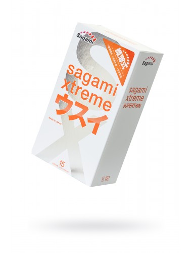 Презервативы латексные sagami xtreme 0.04 мм №15
