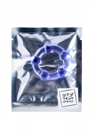 Эрекционное кольцо на пенис штучки-дрючки фиолетовое 2,5 см