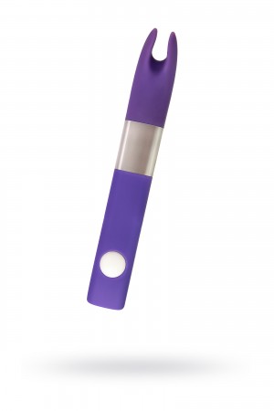 Вибратор клиторальный фиолетовый qvibry 12 см