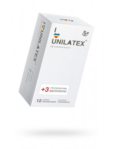 Презервативы unilatex multifrutis ароматизированные цветные №15 шт