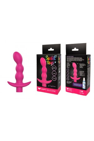 Вибромассажер анальный sweet toys розовый 14,5 см