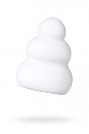 Мастурбатор нереалистичный pucchi dot белый 6,5 см