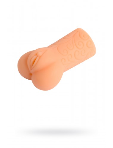 Мастурбатор реалистичный вагина+анус телесный 17,5 см