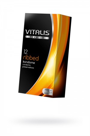 Презервативы ''vitalis'' premium ribbed №12 