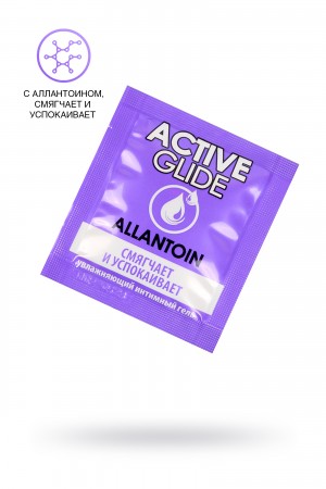 Увлажняющий интимный гель active glide allantoin 3 г