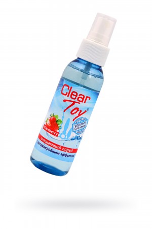 Очищающий спрей clear toy с ароматом клубники 100 мл