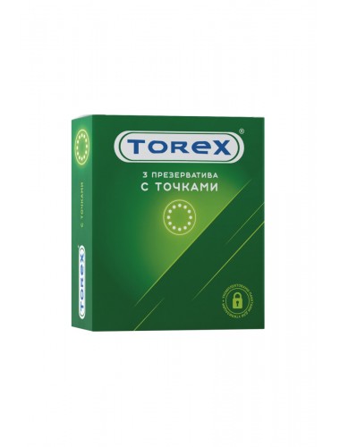 Презервативы точечные torex №3