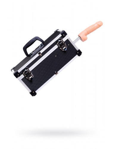 Секс-машина чемодан tool box две сменные насадки и вибратор-язык