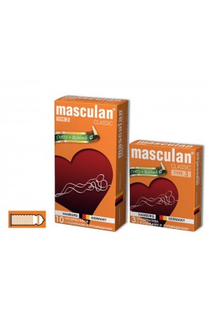 Презервативы masculan classic 3 с колечками и пупырышками 3 шт