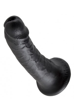 Фаллоимитатор pipedream king cock 6 черный 17 см