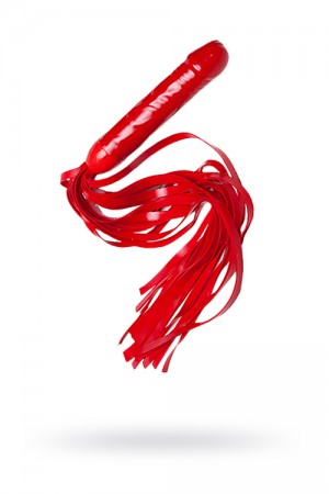 Плеть латексная 18 хвостов красная 45 см