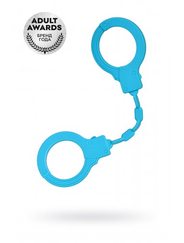 Силиконовые наручники a-toys голубые 33 см