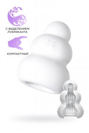 Мастурбатор нереалистичный mensmax pucchi shower белый 6,5 см