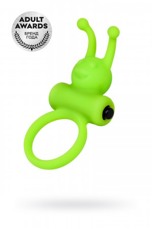 Эрекционное кольцо на пенис a-toys зеленое 3,1 см