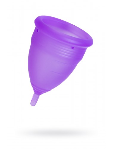 Гигиеническая менструальная чаша eromantica фиолетовая l