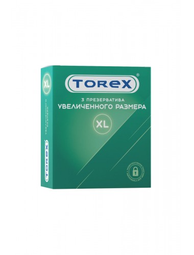 Презервативы увеличенного размера torex №3