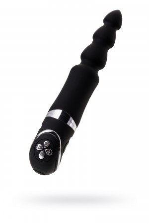 Анальный вибростимулятор erotist силикон черный 20,7 см
