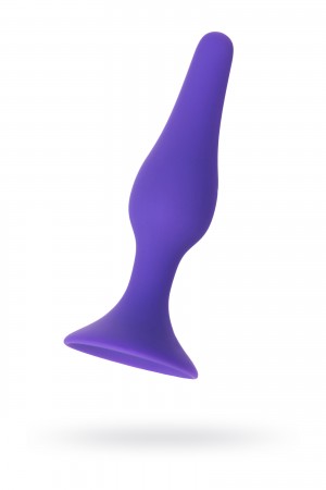 Анальная втулка штучки-дрючки фиолетовая 12,5 см