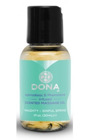 Массажное масло dona scented massage oil naughty aroma: sinful spring 30 мл