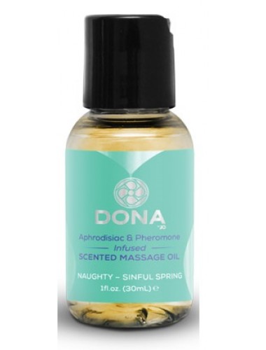 Массажное масло dona scented massage oil naughty aroma: sinful spring 30 мл