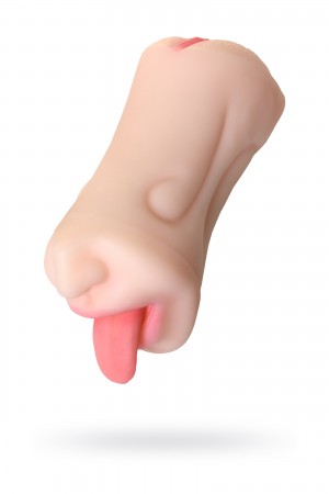 Мастурбатор реалистичный toyfa juicy pussy рот и вагина телесный 19 см