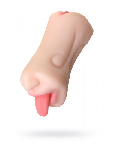 Мастурбатор реалистичный toyfa juicy pussy рот и вагина телесный 19 см