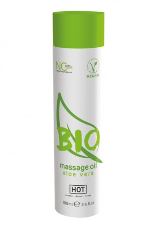 Массажное масло hot bio massage oil aloe vera 100 мл