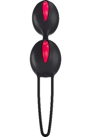 Шарики вагинальные smart balls duo черные 3,6 см