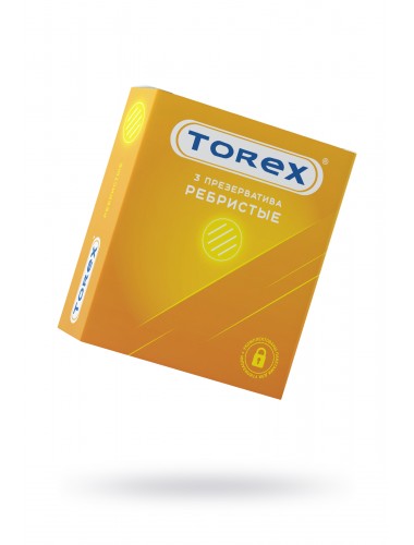 Презервативы ребристые torex №3