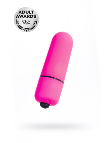 Вибропуля a-toys однорежимная розовая 5,5 см