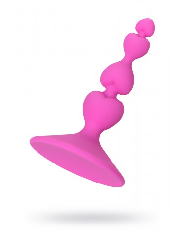 Анальная втулка toyfa розовая 8 см
