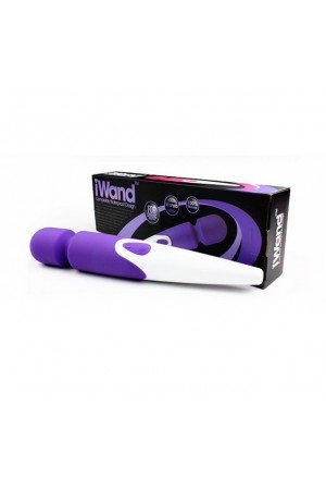 Вибромассажер wand беспроводной 10 режимов фиолетовый