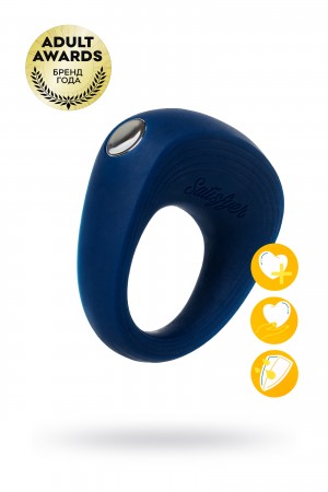 Эрекционное кольцо на пенис satisfyer rings синее 5,5 см