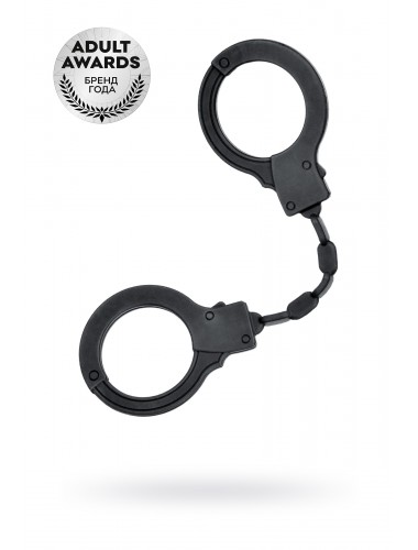 Силиконовые наручники a-toys черные 33 см