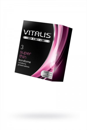 Презервативы ''vitalis'' premium super thin №3
