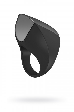 Эрекционное кольцо перезаряжаемое черное 4,7 см