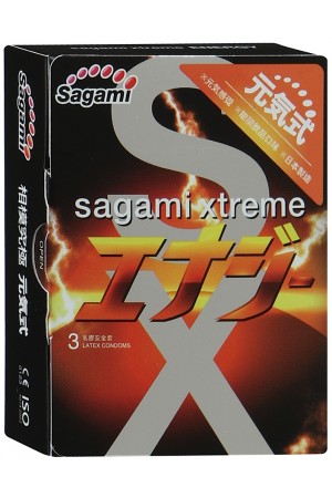 Презервативы латексные sagami xtreme energy ультратонкие со вкусом энергетического напитка