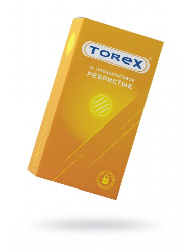 Презервативы ребристые torex №12