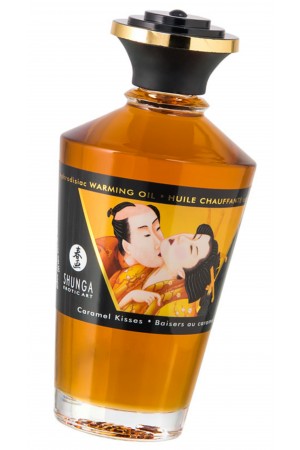 Массажное масло shunga карамельный поцелуй возбуждающее натуральное 100 мл