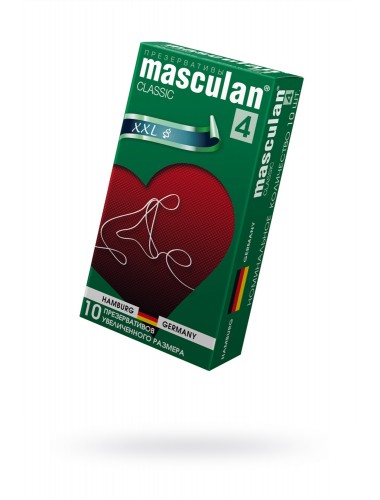 Презервативы masculan classic 4 увеличенного размера xxl 10 шт