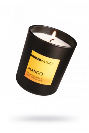 Ароматическая свеча natural instinct манго с феромонами 180 гр