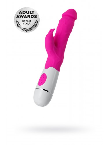 Вибратор a-toys mist 16 функций розовый 25,4 см