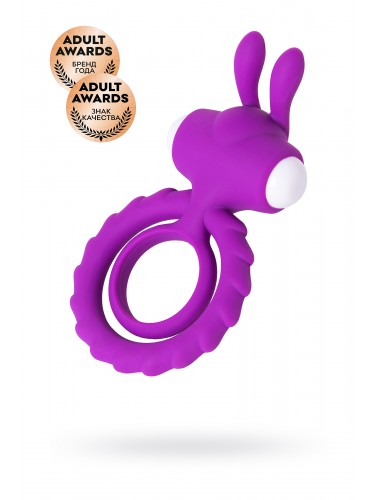 Эрекционное кольцо на пенис good bunny фиолетовое 9 см