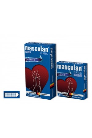 Презервативы masculan classic 2 с пупырышками dotty 10 шт